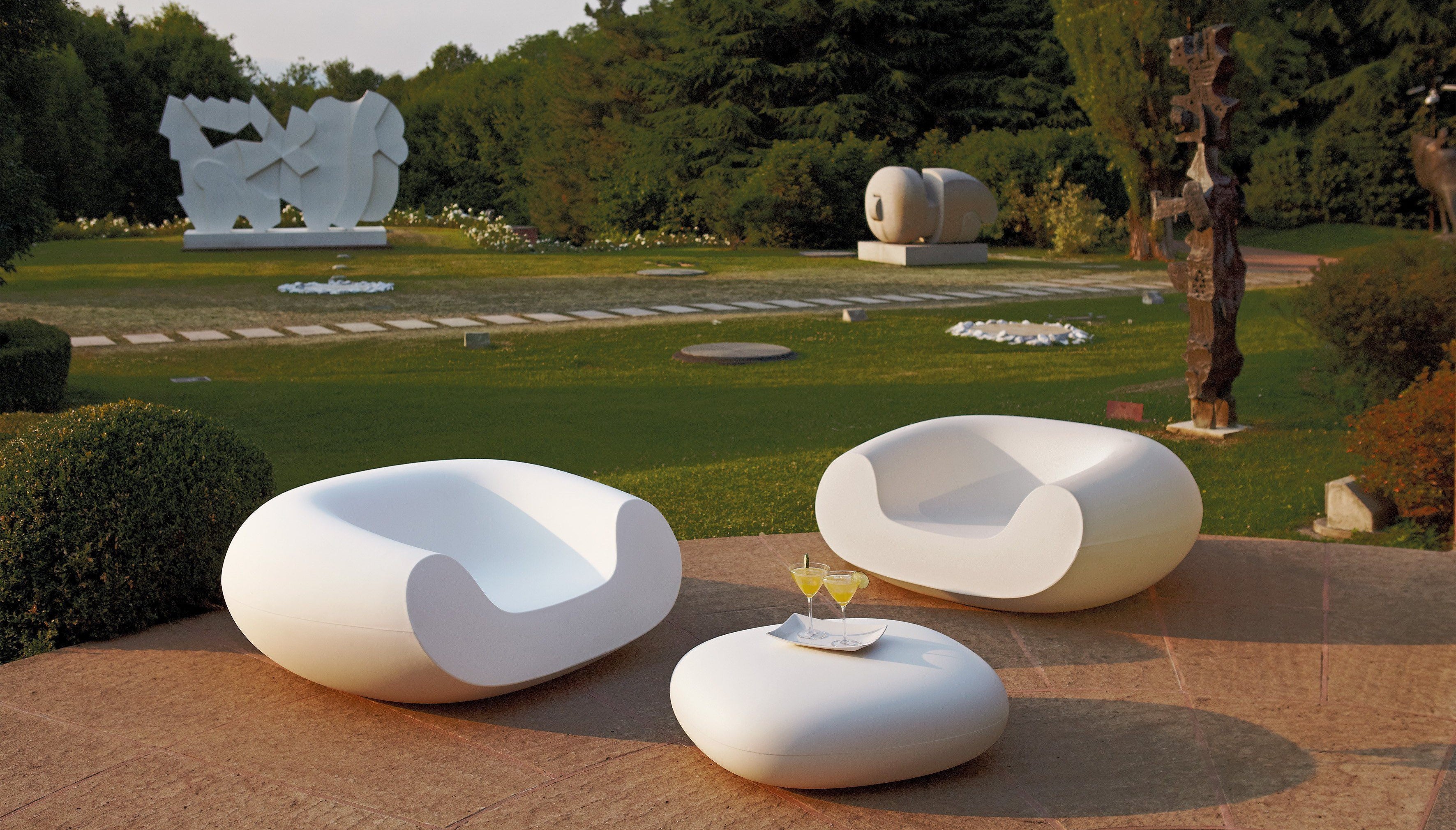 Sessel SLIDE CHUBBY für Indoor + Outdoor | Sitzmöbel | brandamba.com