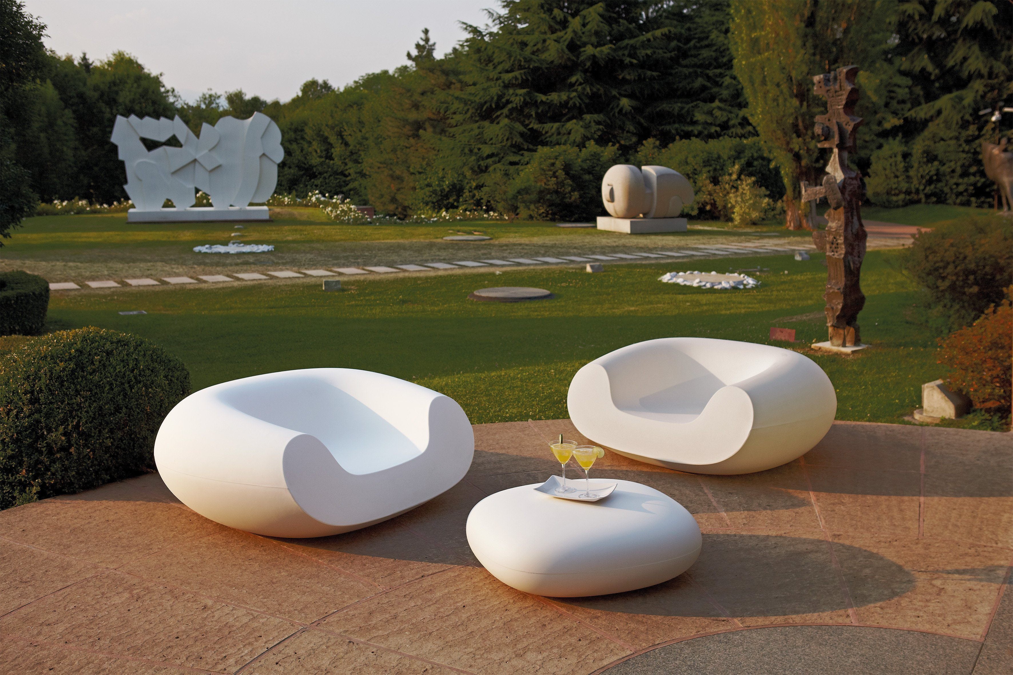 Sessel SLIDE CHUBBY für Indoor + Outdoor | Sitzmöbel | brandamba.com