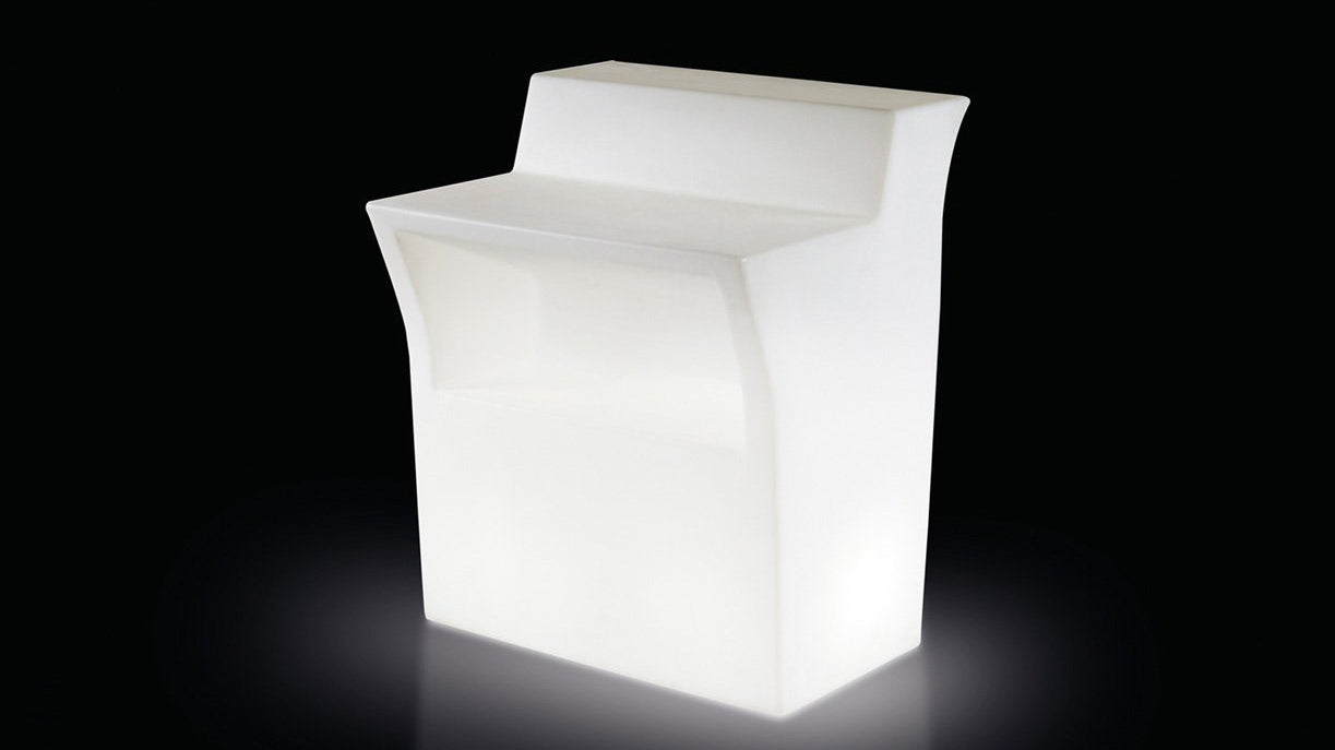 Set Slide Jumbo Leuchttheke Eventtheke 2x JUMBO CORNER + 3x JUMBO BAR | LED Theke | brandamba.com