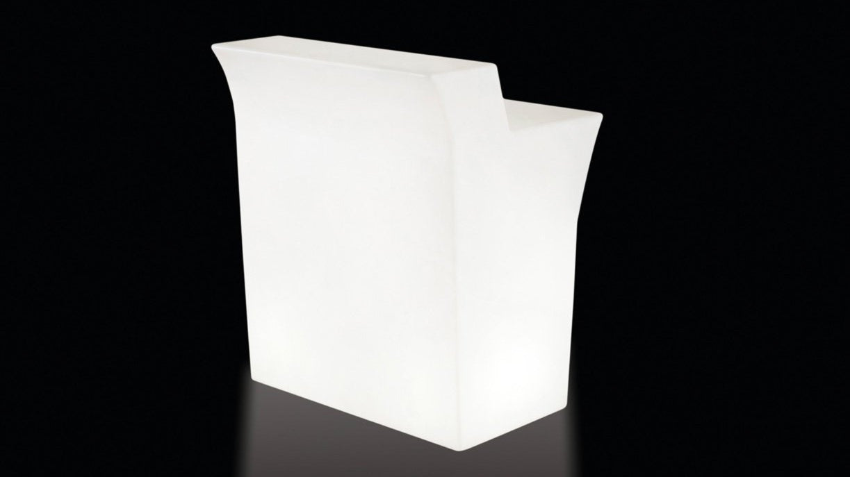 Set Slide Jumbo Leuchttheke Eventtheke 2x JUMBO CORNER + 3x JUMBO BAR | LED Theke | brandamba.com