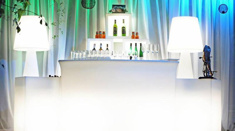 LED Theke Slide BREAK BAR Set | 1x BREAK BAR + 2x BREAK ICE | LED Theke | brandamba.com