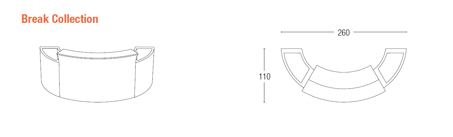 LED Theke Slide BREAK BAR Set | 1x BREAK BAR + 2x BREAK ICE inkl. Glasplatten für die Break Bar | LED Theke | brandamba.com