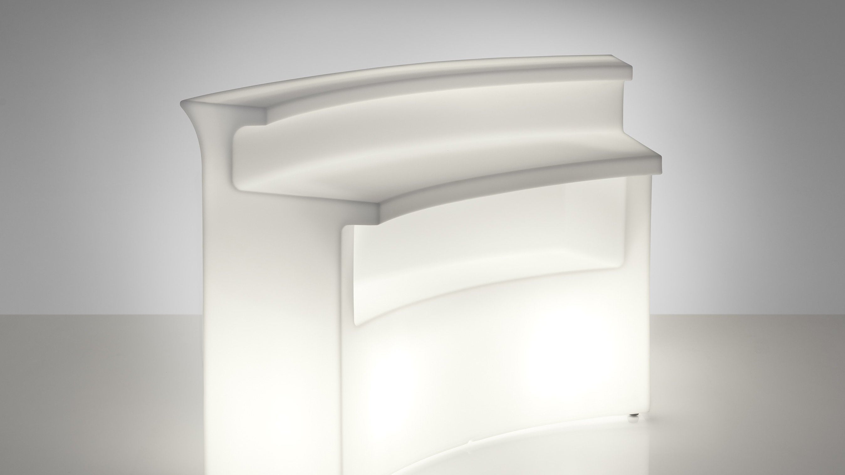 LED Theke Slide BREAK BAR Set | 1x BREAK BAR + 2x BREAK ICE inkl. Glasplatten für die Break Bar | LED Theke | brandamba.com