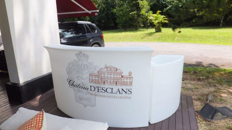 LED Theke Slide BREAK BAR Set | 1x BREAK BAR + 2x BREAK ICE | LED Theke | brandamba.com