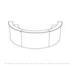 Slide BREAK BAR Leuchttheken-Set | 3 x BREAK BAR, Halbkreis | LED Theke | brandamba.com