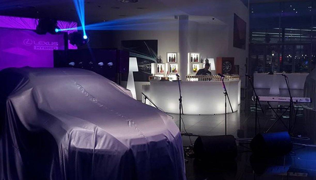 Slide BREAK BAR Leuchttheken-Set | 3 x BREAK BAR, Halbkreis | LED Theke | brandamba.com