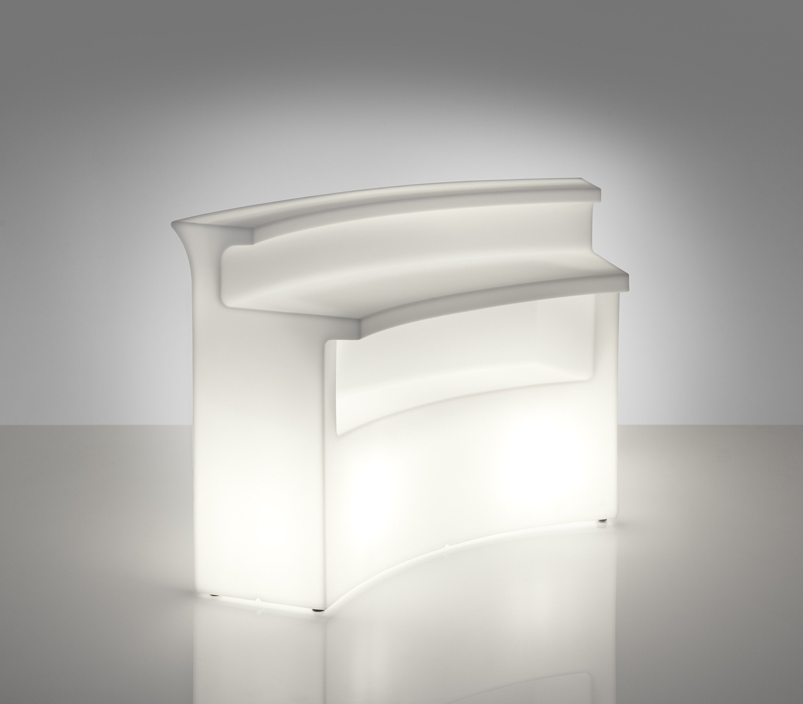 Slide BREAK BAR Leuchttheken-Set | 3 x BREAK BAR, Halbkreis | LED Theke | brandamba.com