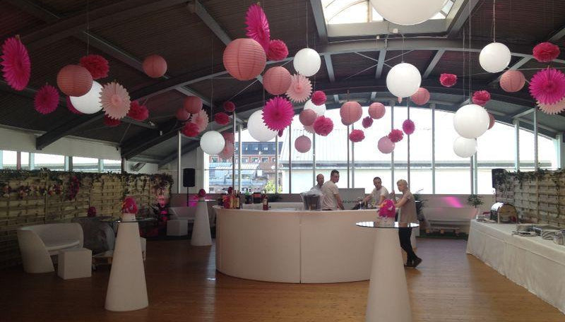 Slide BREAK BAR Leuchttheken-Set | 5 x BREAK BAR, 5/6 kreisrund | LED Theke | brandamba.com