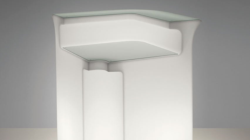 Slide BREAK LINE Leuchttheken-Set | 2x BREAK LINE + 2x BREAK CORNER | LED Theke | brandamba.com