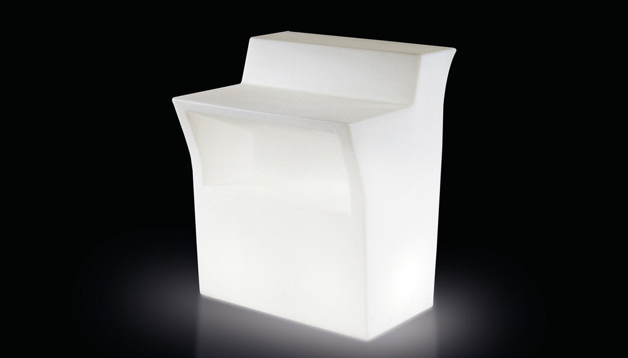 Slide JUMBO BAR Leuchttheke Eventtheke Gerades Element | LED Theke | brandamba.com