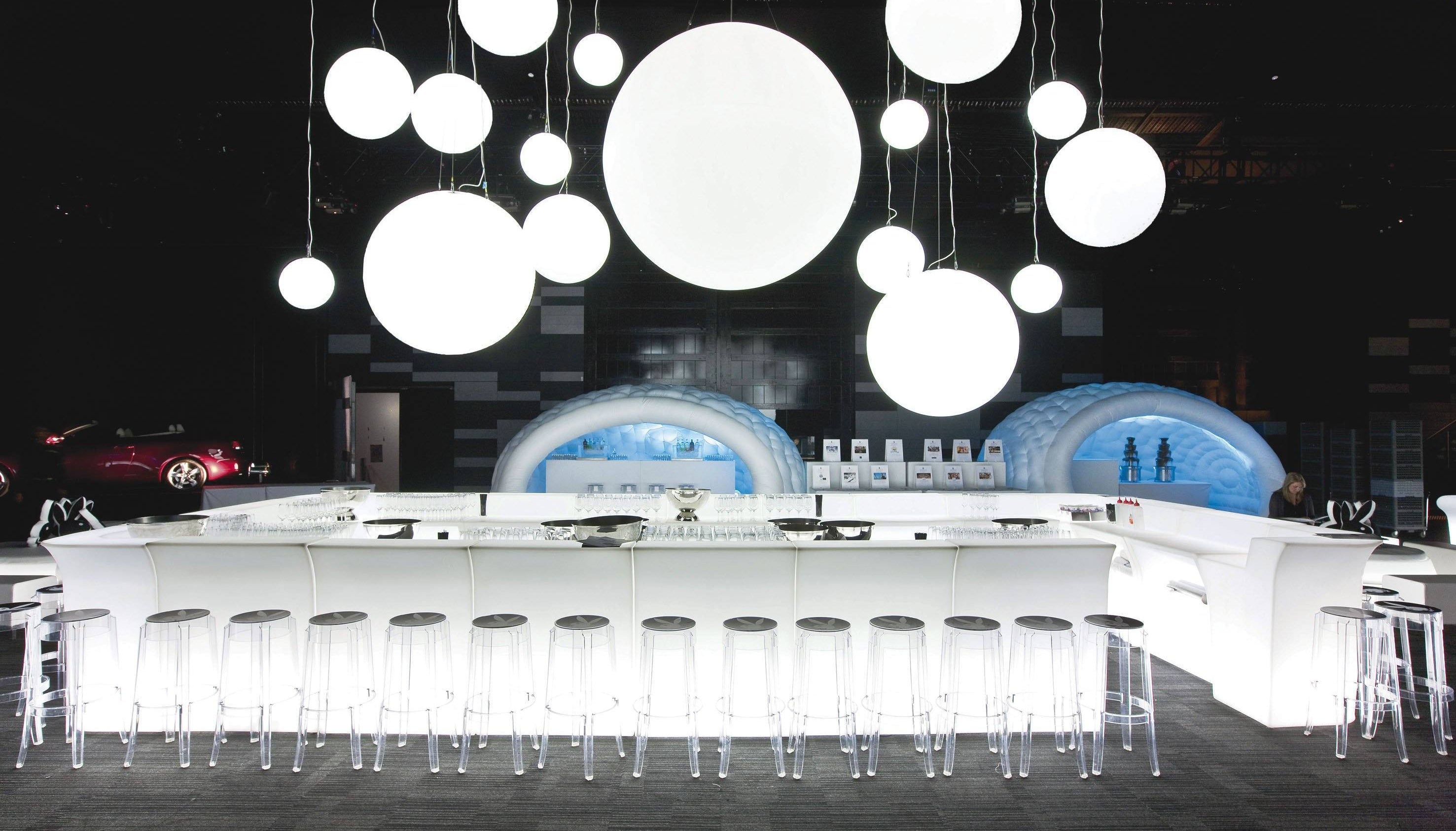 Slide JUMBO CORNER Leuchttheke Eventtheke Eckelement | LED Theke | brandamba.com