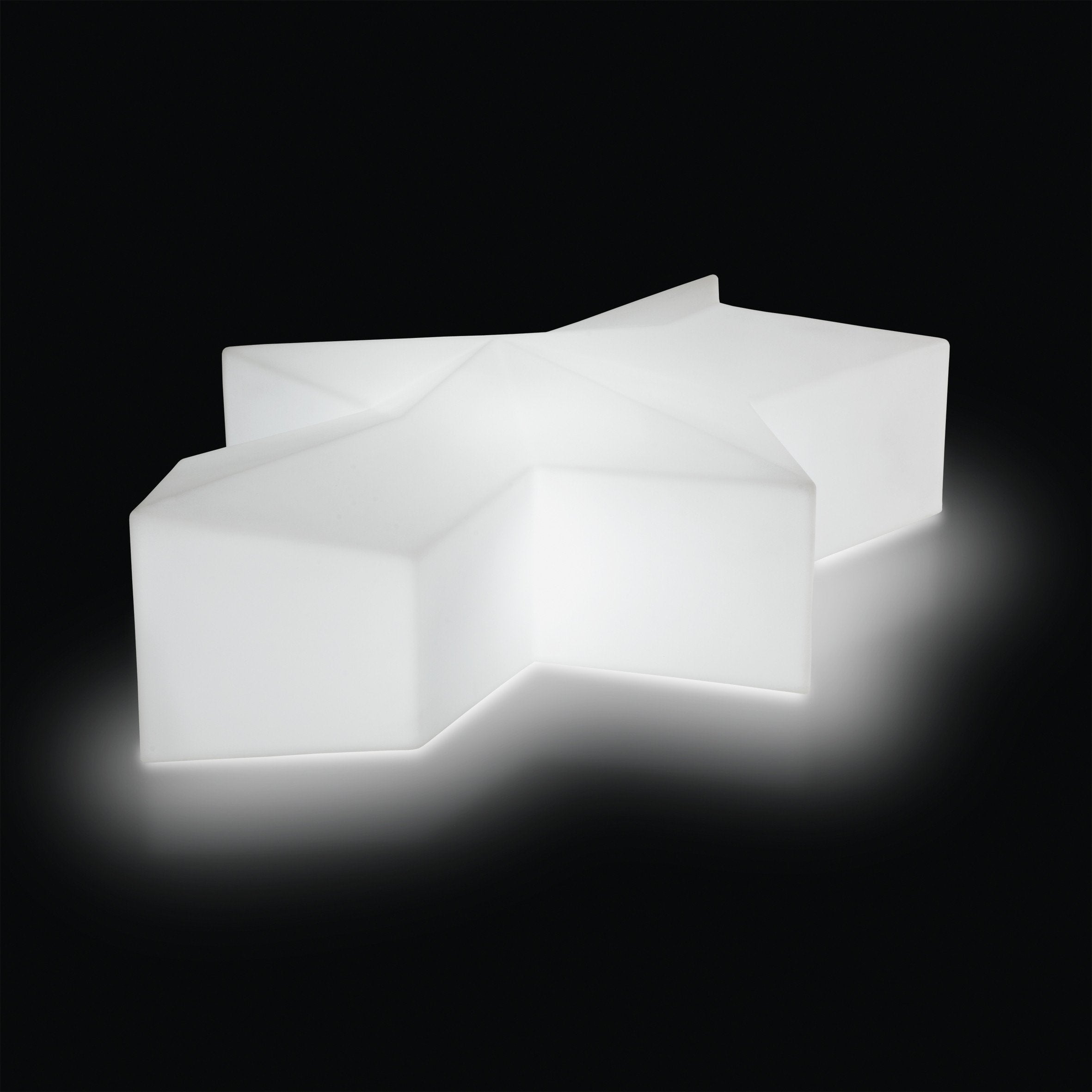 beleuchtbare Sitzbank Hocker SLIDE GLACÉ für Indoor + Outdoor | Sitzmöbel | brandamba.com