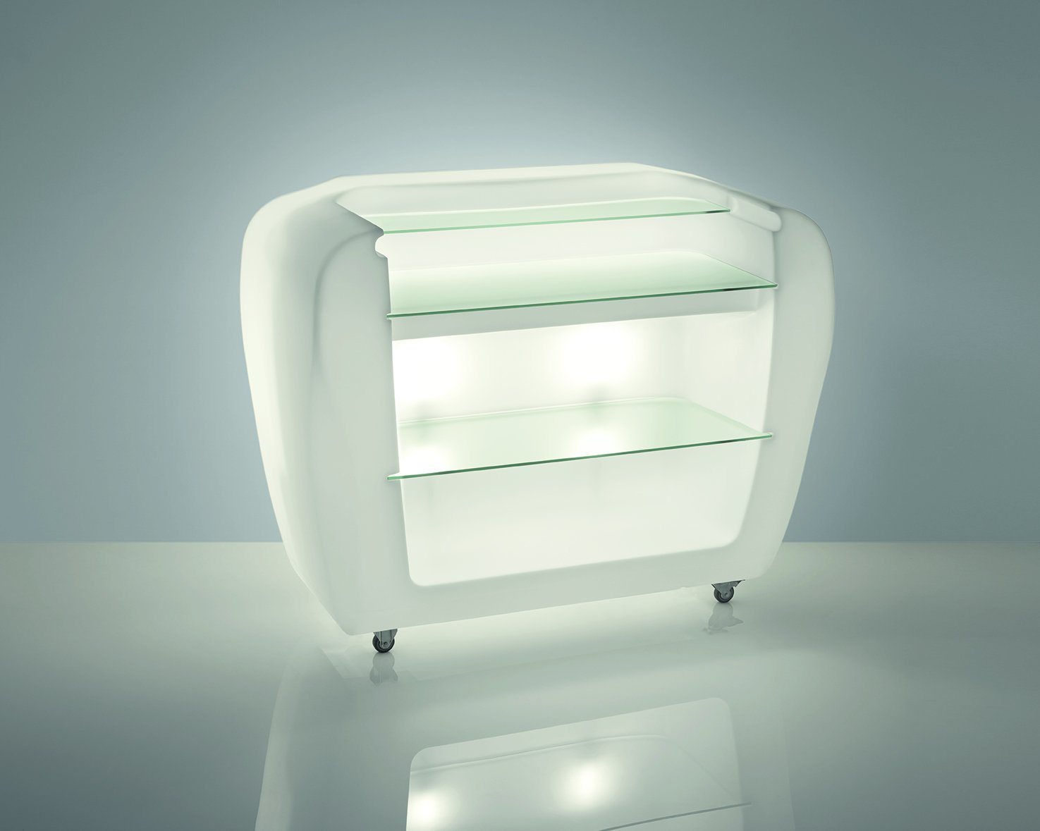 Slide ROLLER BAR Cocktailbar Leuchtbar Leuchttheke von Gerd van Cauteren | Theken | brandamba.com