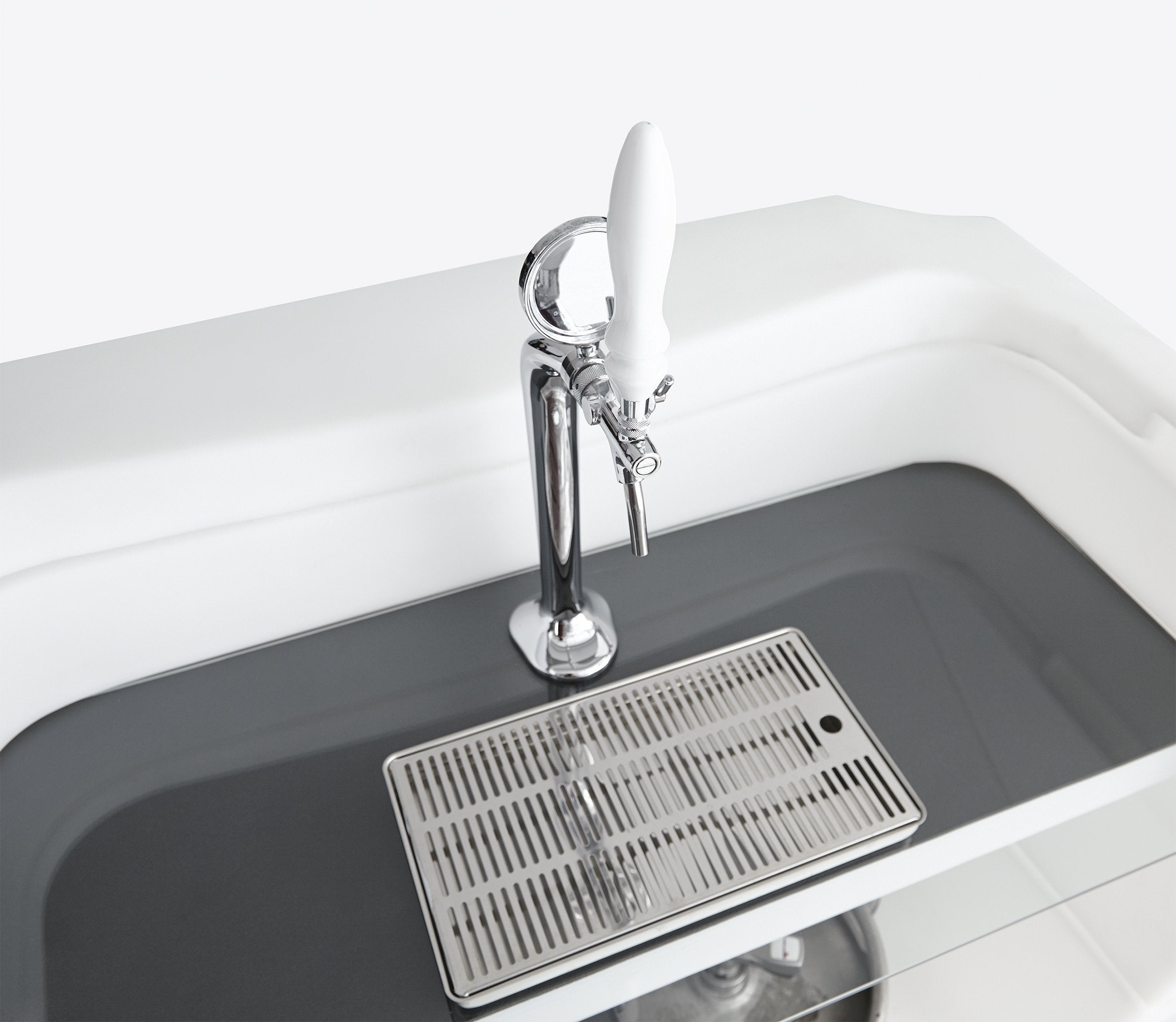 Slide ROLLER BAR mit BEER DISPENSER beleuchtbare Rolltheke mit Zapfanlage | Theken | brandamba.com