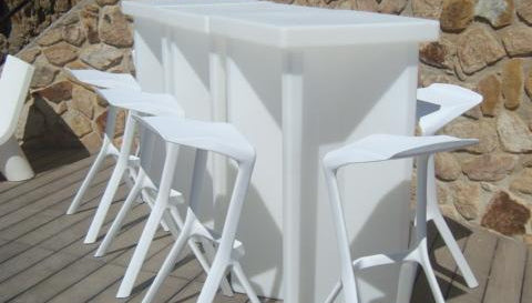 Slide Stehtisch X2 | Tische | brandamba.com