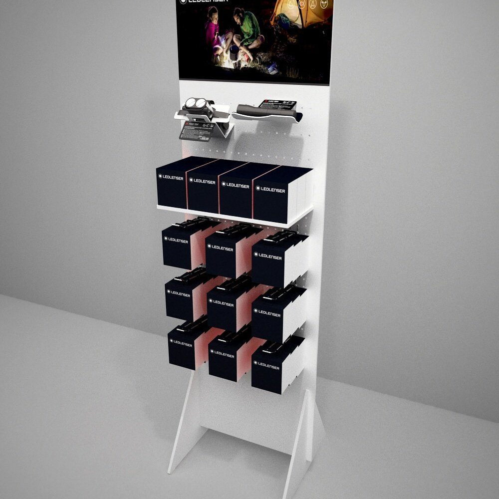 Steckdisplay Bodenaufsteller - SMART POS Display | POS Bodenaufsteller | brandamba.com
