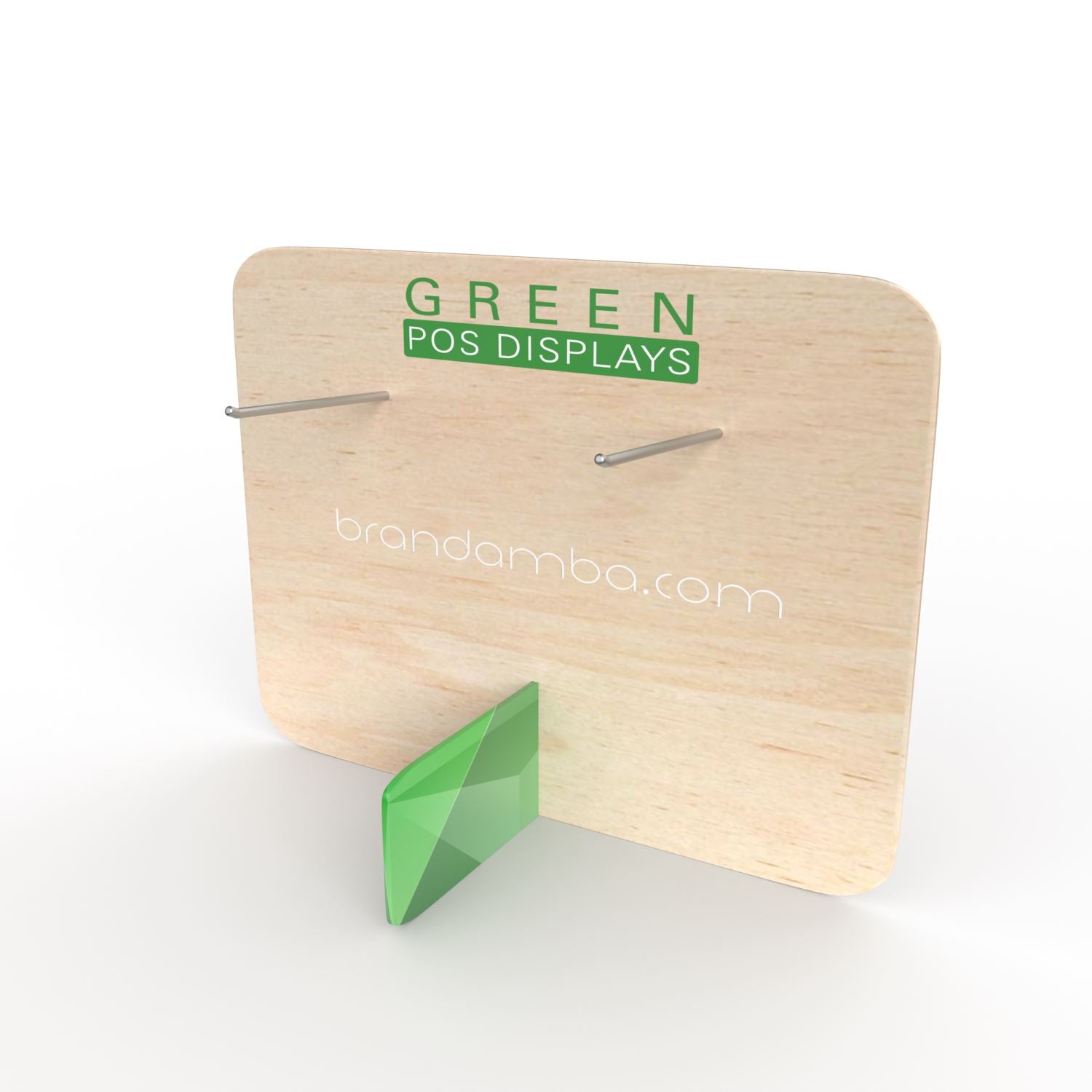 Holzdisplay Thekendisplay S - GREEN POS Display - Steckdisplay | Holzdisplay | brandamba.com