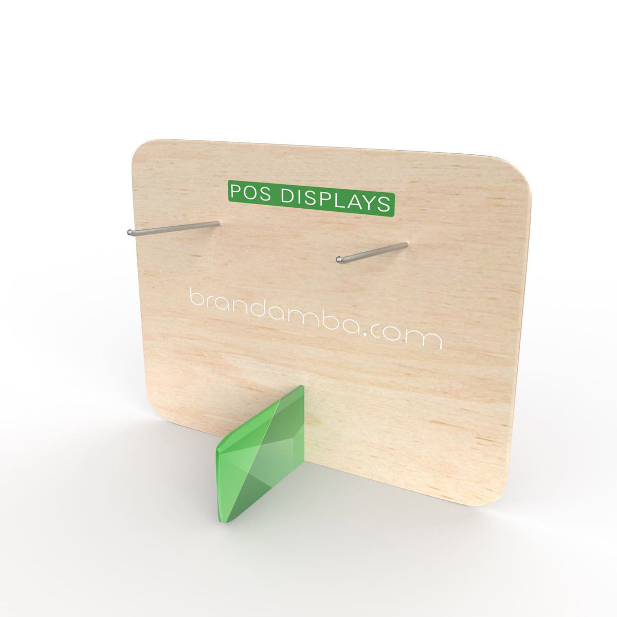 Holzdisplay Thekendisplay S - GREEN POS Display - Steckdisplay | Holzdisplay | brandamba.com