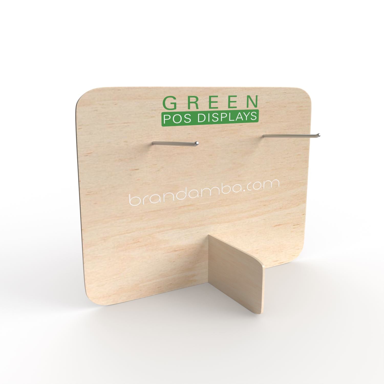 Holzdisplay Thekendisplay S - GREEN POS Display - Steckdisplay | Holzdisplay | brandamba.com