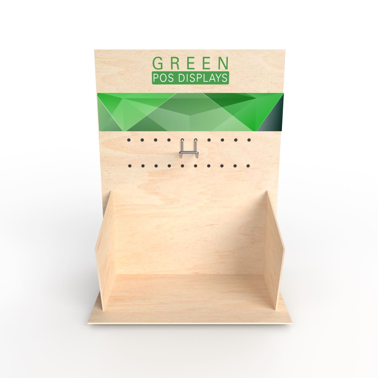 Holzdisplay Thekendisplay M - GREEN POS Display - Steckdisplay | Holzdisplay | brandamba.com