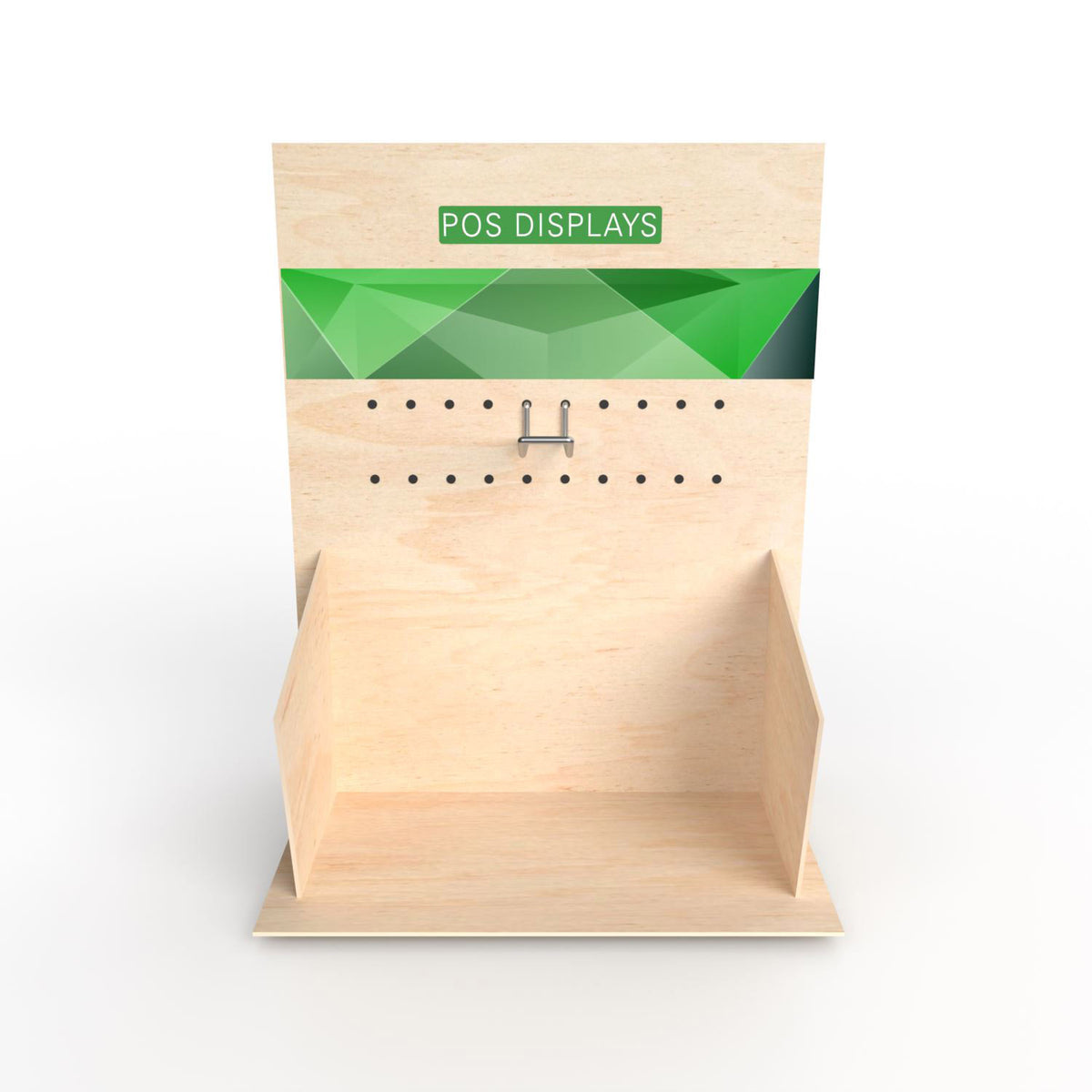 Holzdisplay Thekendisplay M - GREEN POS Display - Steckdisplay | Holzdisplay | brandamba.com