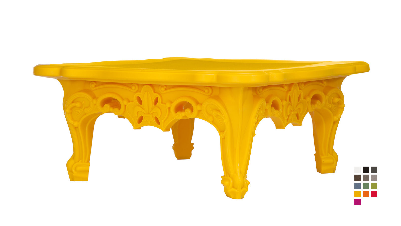 Slide DUKE OF LOVE Couchtisch | Saffron Yellow / Gelb | Design Graziano Moro und Renato Pigatti