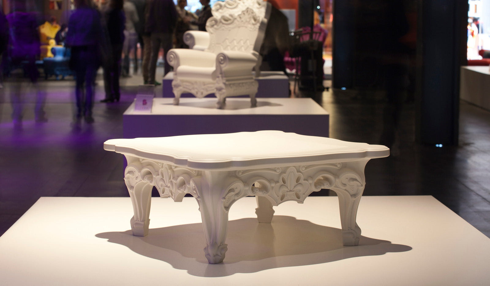 Slide DUKE OF LOVE Couchtisch | Milky White - weiß | Design Graziano Moro und Renato Pigatti