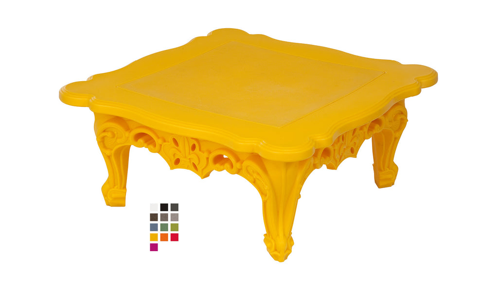 Slide DUKE OF LOVE Couchtisch | Saffron Yellow - Gelb | Design Graziano Moro und Renato Pigatti