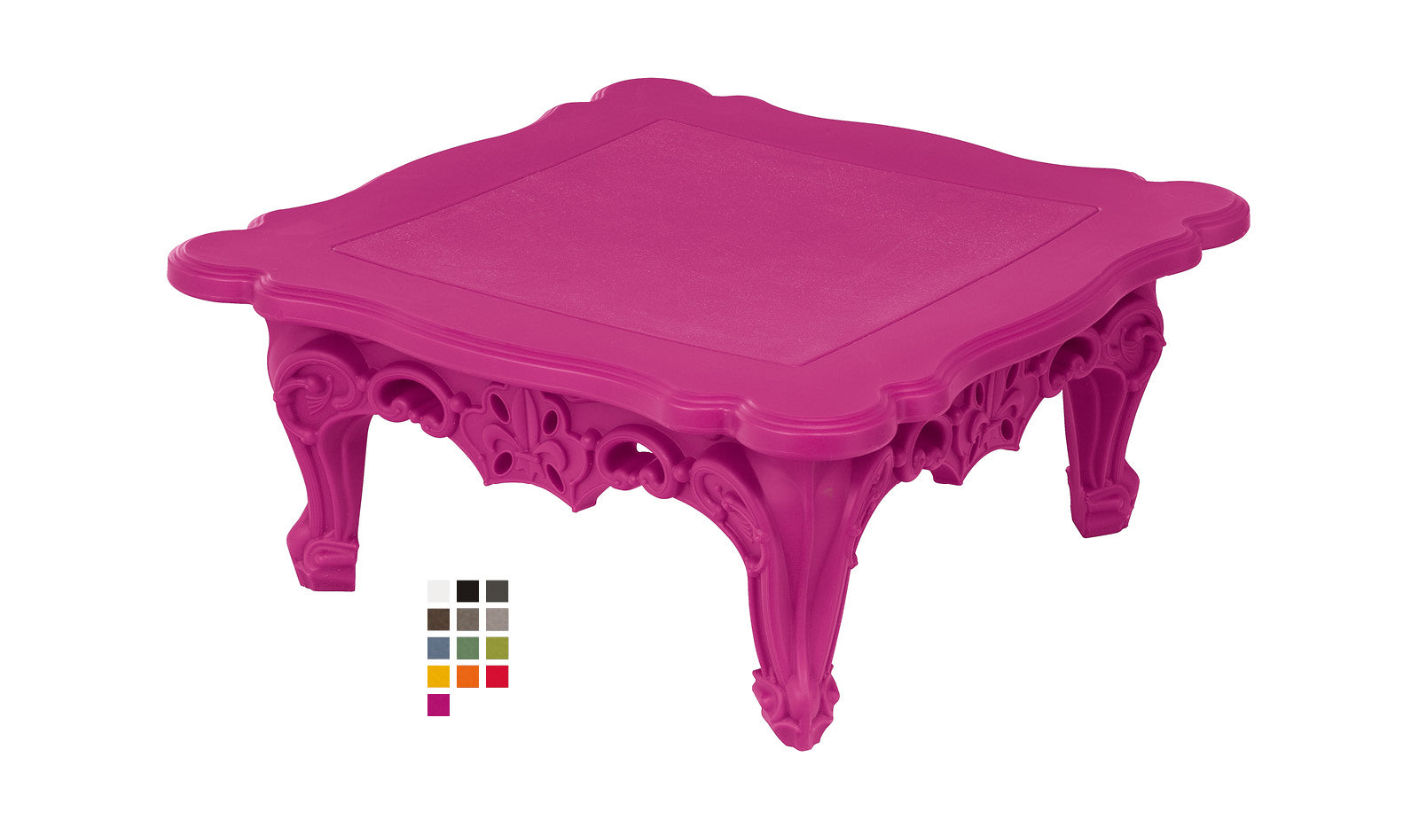 Slide DUKE OF LOVE Couchtisch | Sweet Fuschia - Pink | Design Graziano Moro und Renato Pigatti