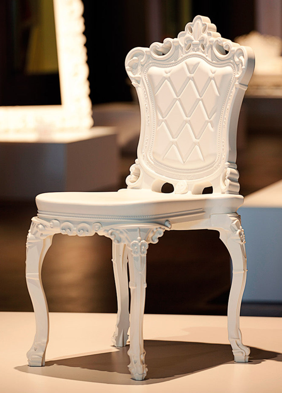 Slide PRINCESS OF LOVE  Stapelstuhl | Farbe Milky White / Weiß | Design Graziano Moro und Renato Pigatti