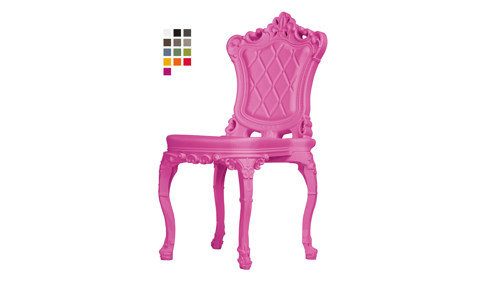 Slide PRINCESS OF LOVE  Stapelstuhl | Sweet Fuschia / Pink | Design Graziano Moro und Renato Pigatti