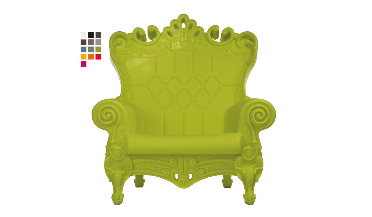 Slide QUEEN OF LOVE | Sessel | Lime Green / Limetten Grün | Design Moro & Pigatti