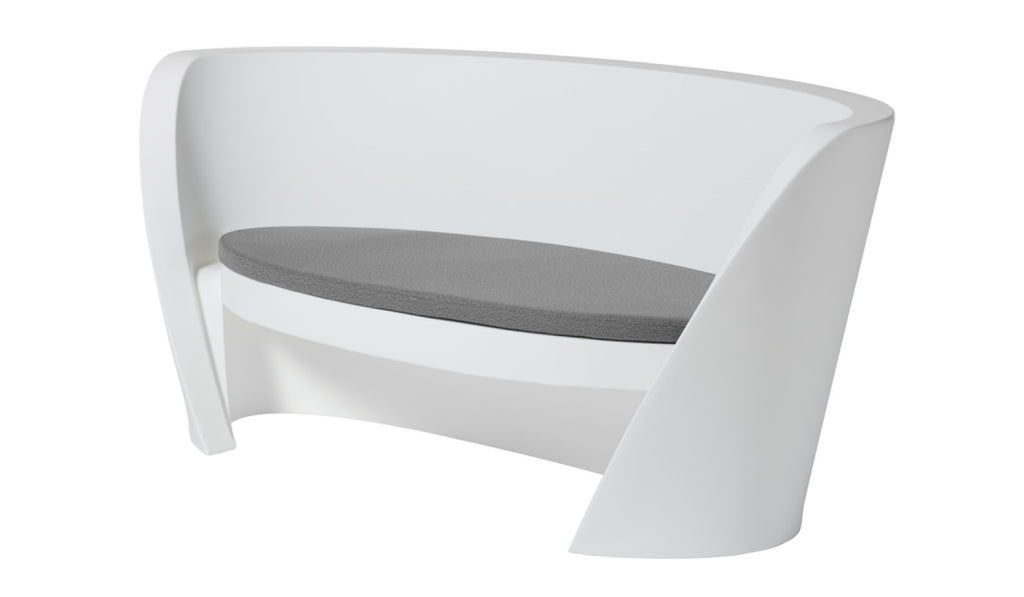 Slide Rap Sofa | Sitzauflage Mineral Grey | Design Karim Rashid