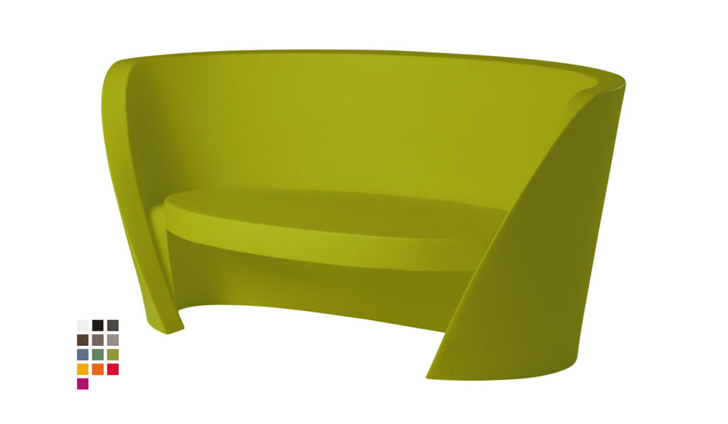 Slide Rap Sofa | Lime Green / Limetten Grün | Design Karim Rashid