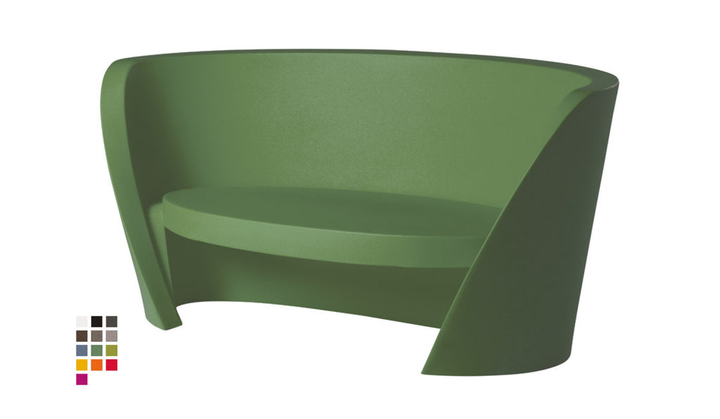 Slide Rap Sofa | Malva Green / Grün | Design Karim Rashid