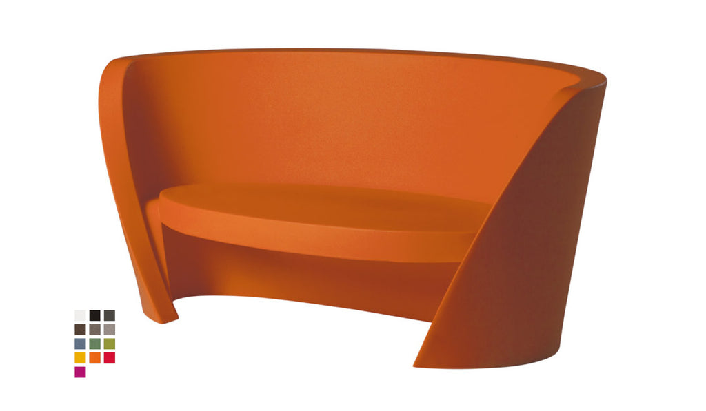 Slide Rap Sofa | Pumkin Orange / Orange | Design Karim Rashid