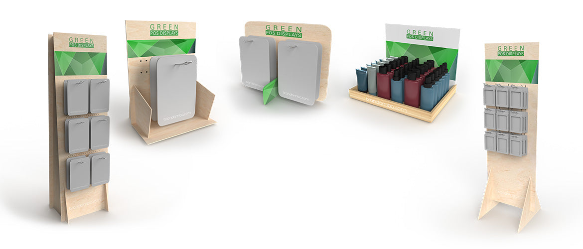 Die Holsdisplay Serie - vom kleinen Thekendisplay, Bodendisplay, Präsentationstablet und vieles mehr