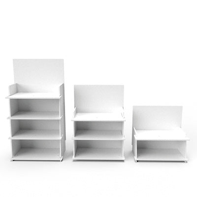 Die Display Serie ist auf einem Baukasten System aufgebaut - Steckdisplay ist beliebig anpassbar