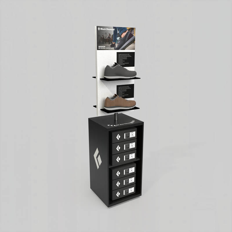 Bodendisplay / Drehsäule / Floor Display für BLACK DIAMOND
