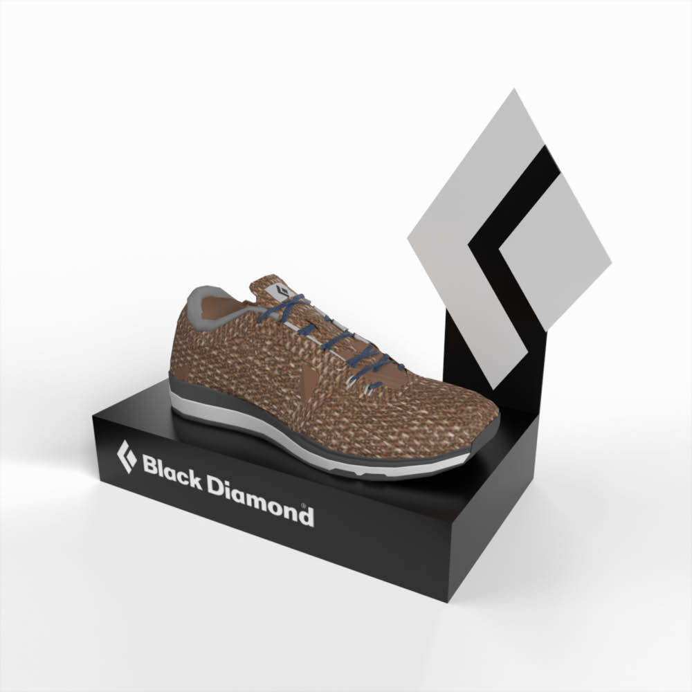 SHOE PODEST / Thekendisplay für BLACK DIAMOND