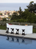 3er Set - Slide Barhocker KONCORD für INDOOR + OUTDOOR | Sitzmöbel | brandamba.com