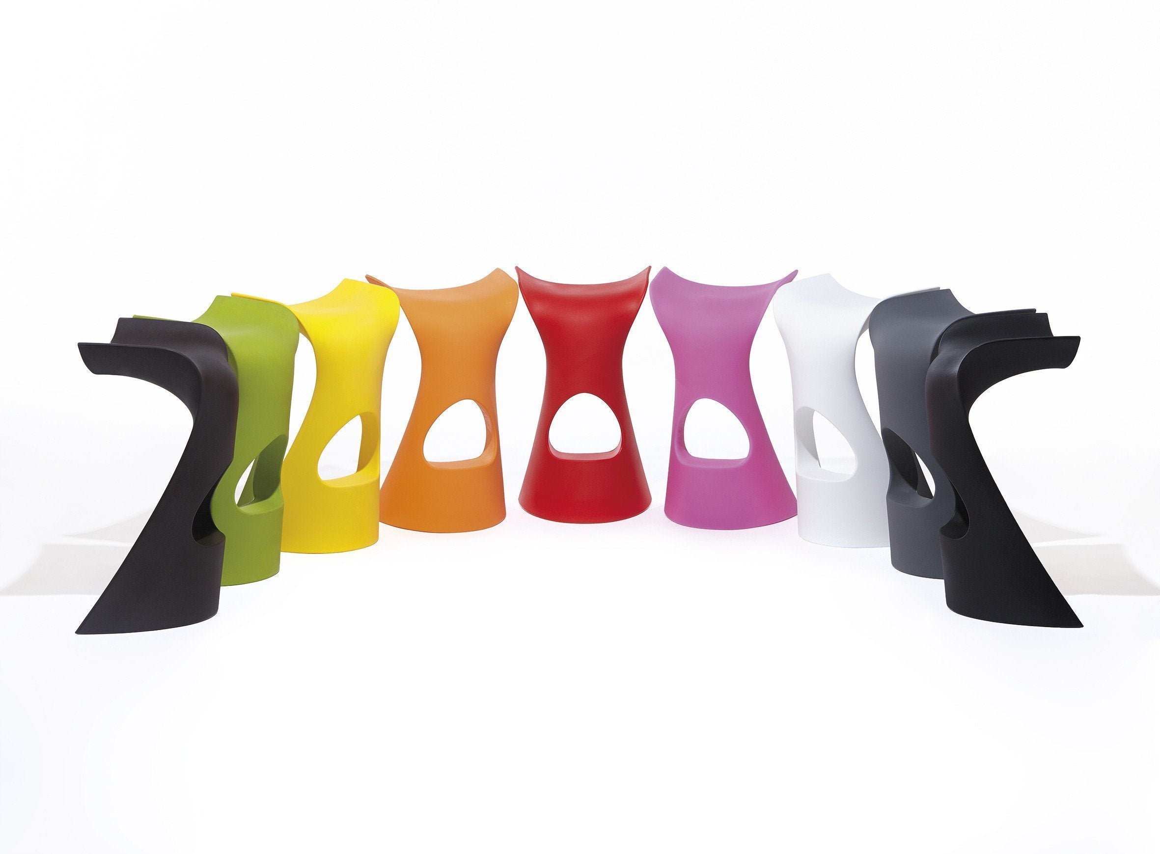 3er Set - Slide Barhocker KONCORD für INDOOR + OUTDOOR | Sitzmöbel | brandamba.com