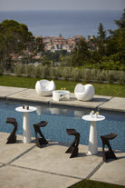 3er Set - Slide Barhocker KONCORD für INDOOR + OUTDOOR | Sitzmöbel | brandamba.com