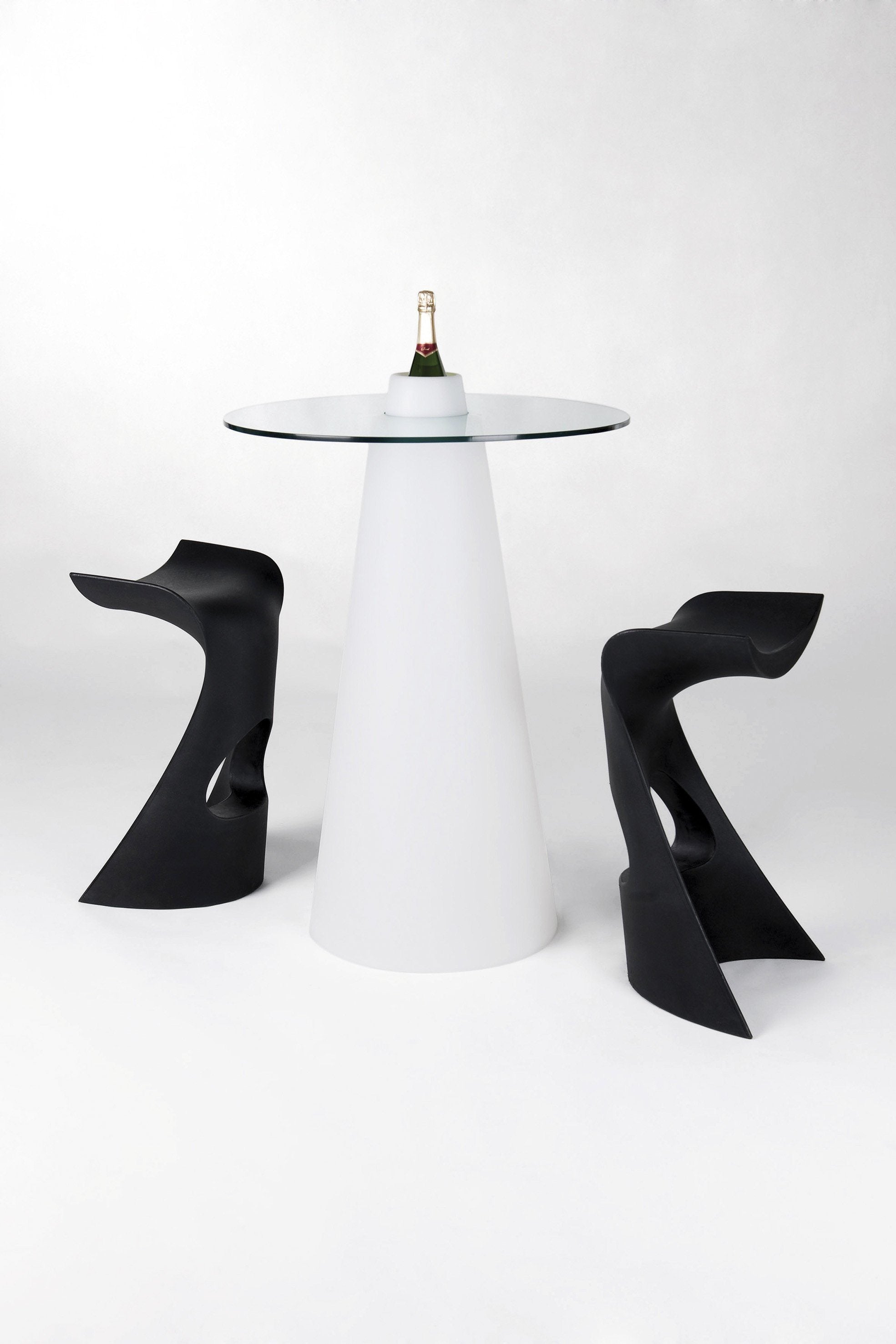 3er Set - Slide Barhocker KONCORD für INDOOR + OUTDOOR | Sitzmöbel | brandamba.com