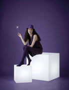 4er Set - Beleuchtbare Podeste SLIDE CUBO 40 für Indoor + Outdoor | Produktpräsentation | brandamba.com