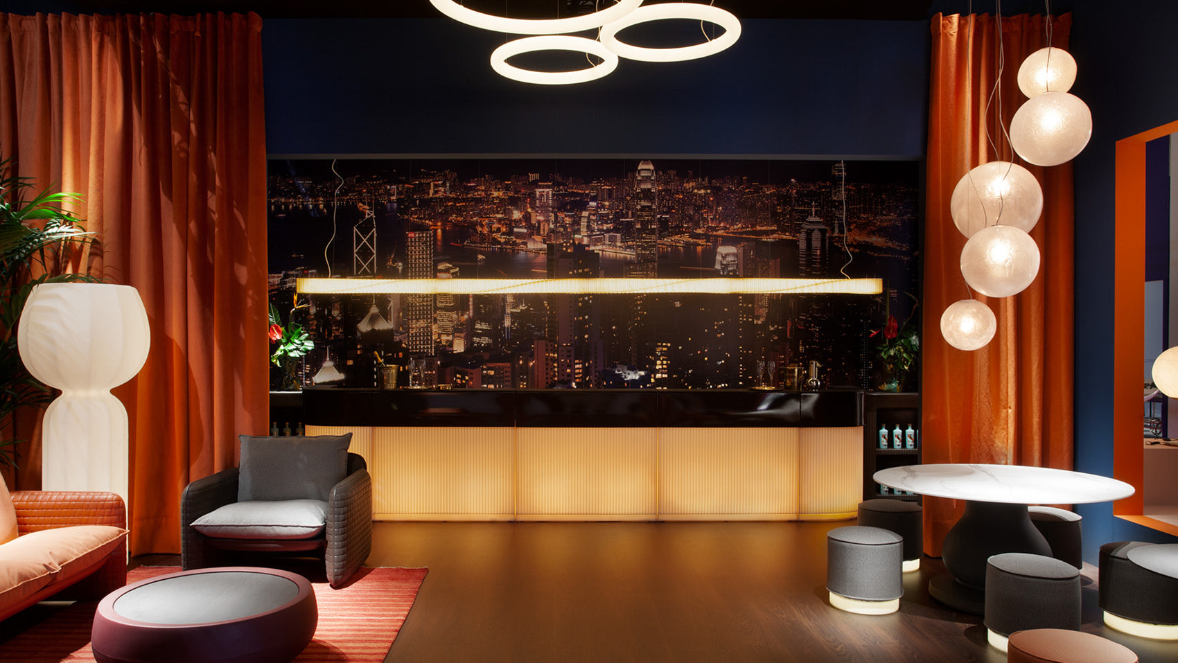 Slide CORDIALE BAR & CORDIALE CORNER | LED-BAR  | Leuchttheke | Roberto Paoli | Indoor Lounge Bar mit Slide Lounge Möbeln