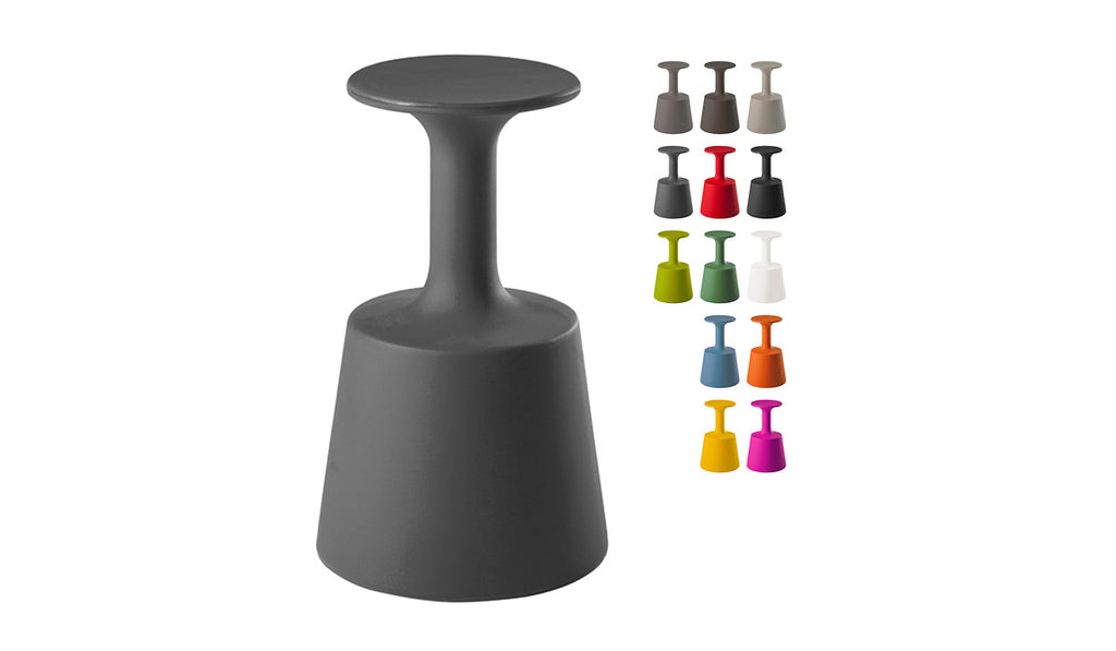 Slide DRINK Barstuhl | Elephant Grey / Grau | Design Jorge Najera