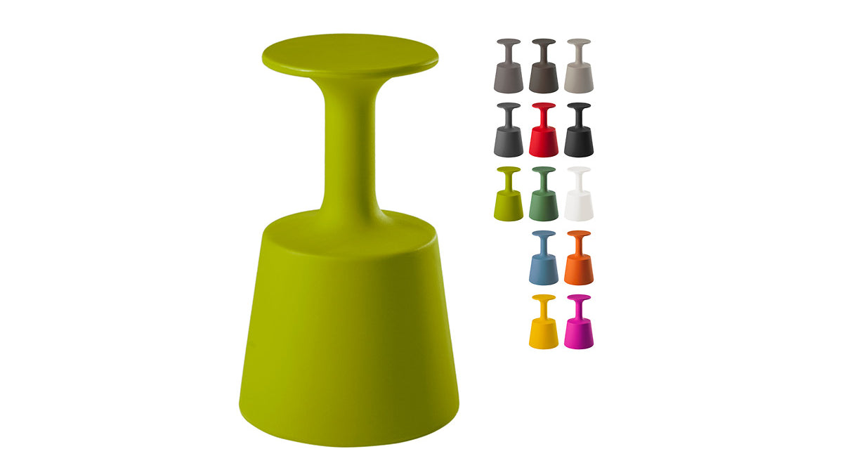 Slide DRINK Barstuhl | Lime Green / Limetten Grün | Design Jorge Najera