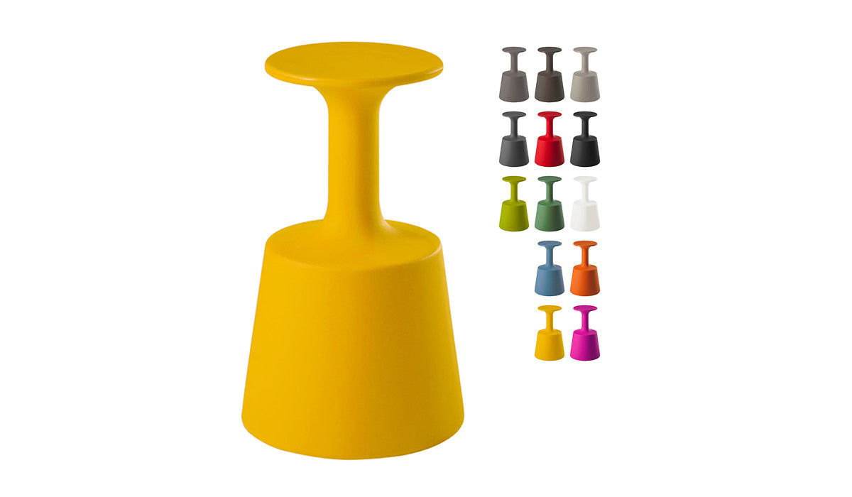 Slide DRINK Barstuhl | Saffron Yellow / Gelb | Design Jorge Najera