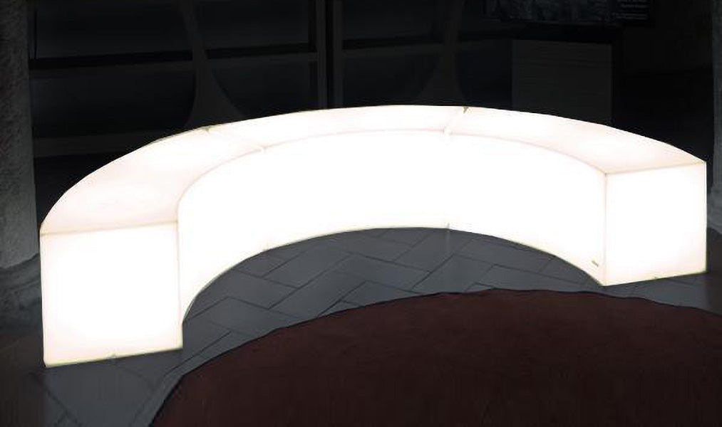 Beleuchtbare Podeste / Sitzbank  SNAKE von Slide Studio | Leuchtmöbel | LED BANK